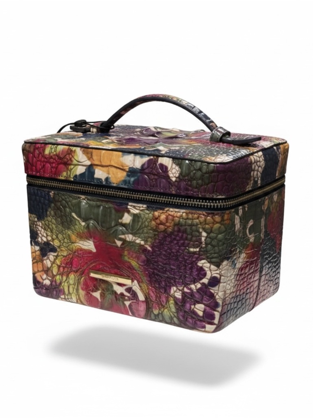 Brahmin Charmaine Travel Makeup Bag in the Wildflower Melbourne NWT